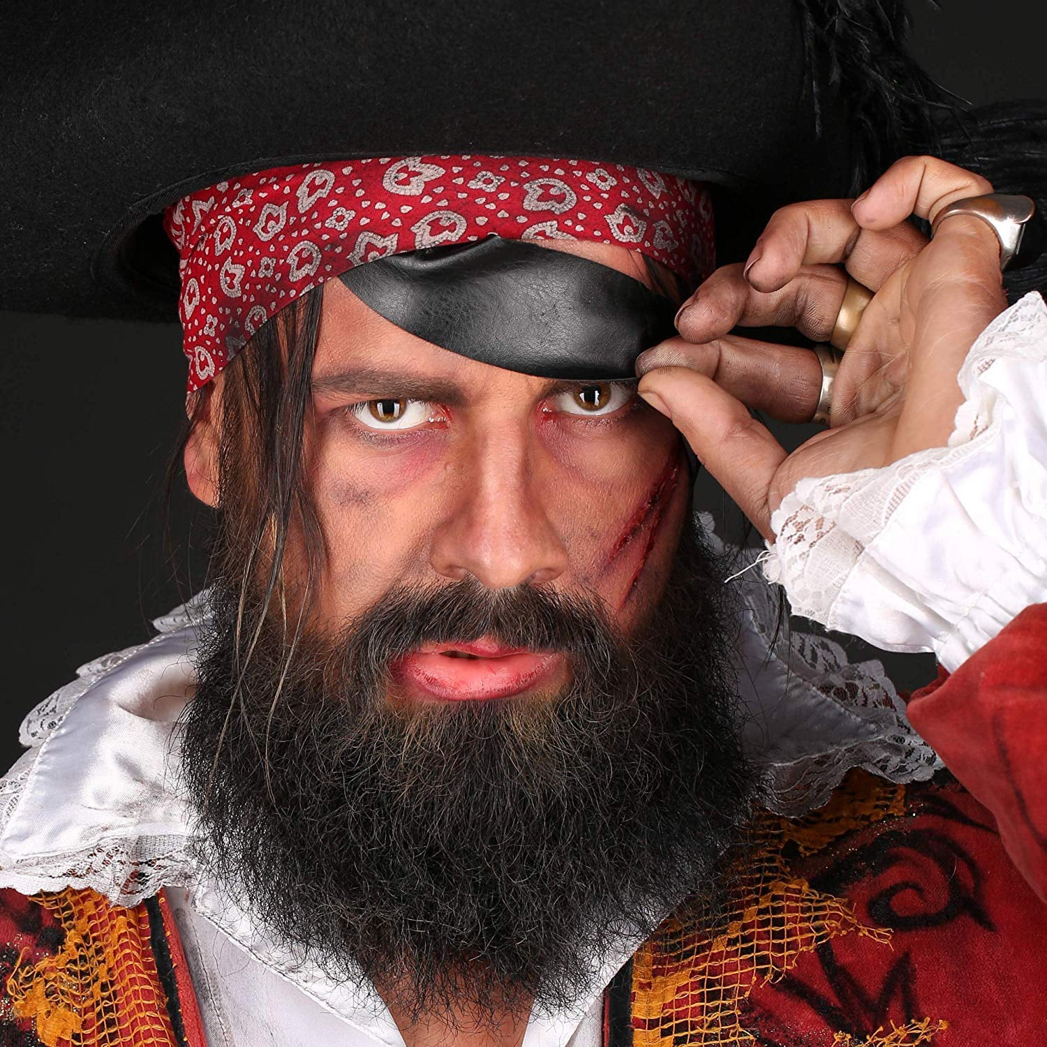 Mehron Makeup Tri-Color Halloween Makeup Palette (PIRATE)