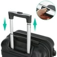 thumbnail image 2 of ZENY 11.00" Teen Hardside Expandable Lightweight Luggage, Black, 2 of 9