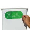 thumbnail image 2 of 4pcs colors for mixed recycling stickers special trash can stickers decorative waterproof, 2 of 6