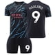 thumbnail image 1 of Nueva camiseta de fútbol Haaland 2024 para hombre y niño, color negro, talla 26: 26, 1 of 4