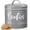 Gray, variant on Farmhouse Cookie Jar for Kitchen Counter, 1 Gallon Vintage Cookie Jar with Airtight Lid, Large Food Storage Container for Candy, Cookies, Dessert, Black Kitchen Decor and Accessories