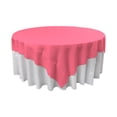 thumbnail image 1 of LA Mantel cuadrado de popelina de poliéster de lino, 72 por 72 pulgadas, rosa fuerte LA Linen TCpop72x72_HotPinkP38, 1 of 1