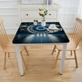 thumbnail image 3 of Table Cloth Rectangle Tablecloth Outdoor Washable Winkle and Stain Resistant Spandex Table Cover for Kitchen Dining Tabletop Decoration, 3 of 7