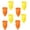 8 PC, variant on Silicone Wine Bottle Fruit Fly Trap Stopper, Reusable DIY Fly Catcher Funnel for Indoor Kitchen Fly Control, 2‑Pack