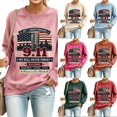 thumbnail image 2 of Yungyresw Womens Sweatshirts 9/11 Memorial V Neck T Shirt 25th Anniversary Never Forget Patriotic Graphic Tee Long Sleeve Tops, 2 of 5