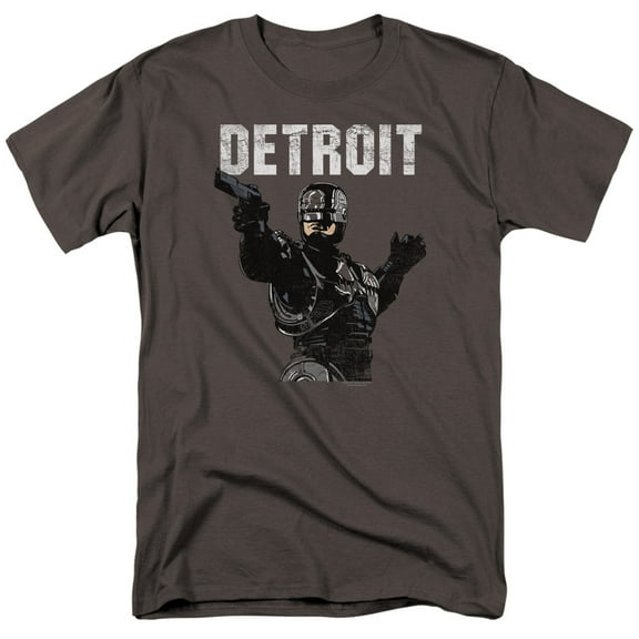 Robocop Detroit Adult 18/1 T-Shirt Charcoal