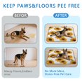 thumbnail image 6 of Floral Design Washable Housebreaking Pads 2-Pack, Extra Large 48x48 Inch Reusable Puppy Mats, Highly Absorbent Dog Floor Protection for Large Indoor Use, 6 of 8
