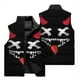 thumbnail image 4 of Chaqueta sin mangas con estampado 3D de terror de Nochebuena para hombre, otoño/invierno, cuello alto, cálida, con cremallera, camiseta sin mangas, 4 of 5
