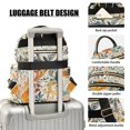 thumbnail image 3 of FORMRS Mini Backpack Purse for Women Travel Daypack Casual Shoulder Bag, Whimsical Leaves, 3 of 7