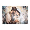 thumbnail image 1 of Toile Murale Peinte à la Main Sainte Famille, 1 of 3