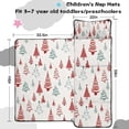 thumbnail image 5 of Multicolor Christmas Tree Pattern Toddler Nap Mats for Kids Preschool,59"x22" Sleeping Mat Bag or Kids,Toddler Sleeping Bag,Toddler Nap Mat or Daycare, 5 of 6