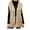 Vest-Khaki, variant on Homenesgenics Ladies Warm Faux Fur Winter Coats for Women Plus Size Womens Ladies Warm Faux Furry Long Coat Jacket Winter Solid V-Neck Outerwear