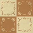 thumbnail image 1 of Ahgly Company Machine Washable Indoor Square Transitional Sedona Brown Area Rugs, 4' Square, 1 of 7