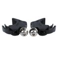 thumbnail image 4 of Par de abrazaderas para parabrisas, color verde L, color negro, 41 mm, Harley, 4 of 7