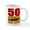 White, variant on CafePress - Grumpy 50Th Birthday Mug - 11 oz Ceramic Mug - Novelty Coffee Tea Cup