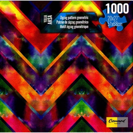 Zigzag Pattern Geometric 1000 Piece Puzzle price history on PriceWatchPro