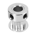 thumbnail image 1 of Aluminum Gt2 16 Teeth 6mm Bore Timing Belt Pulley Flange Synchronous Wheel For 3d Printer, 1 of 5