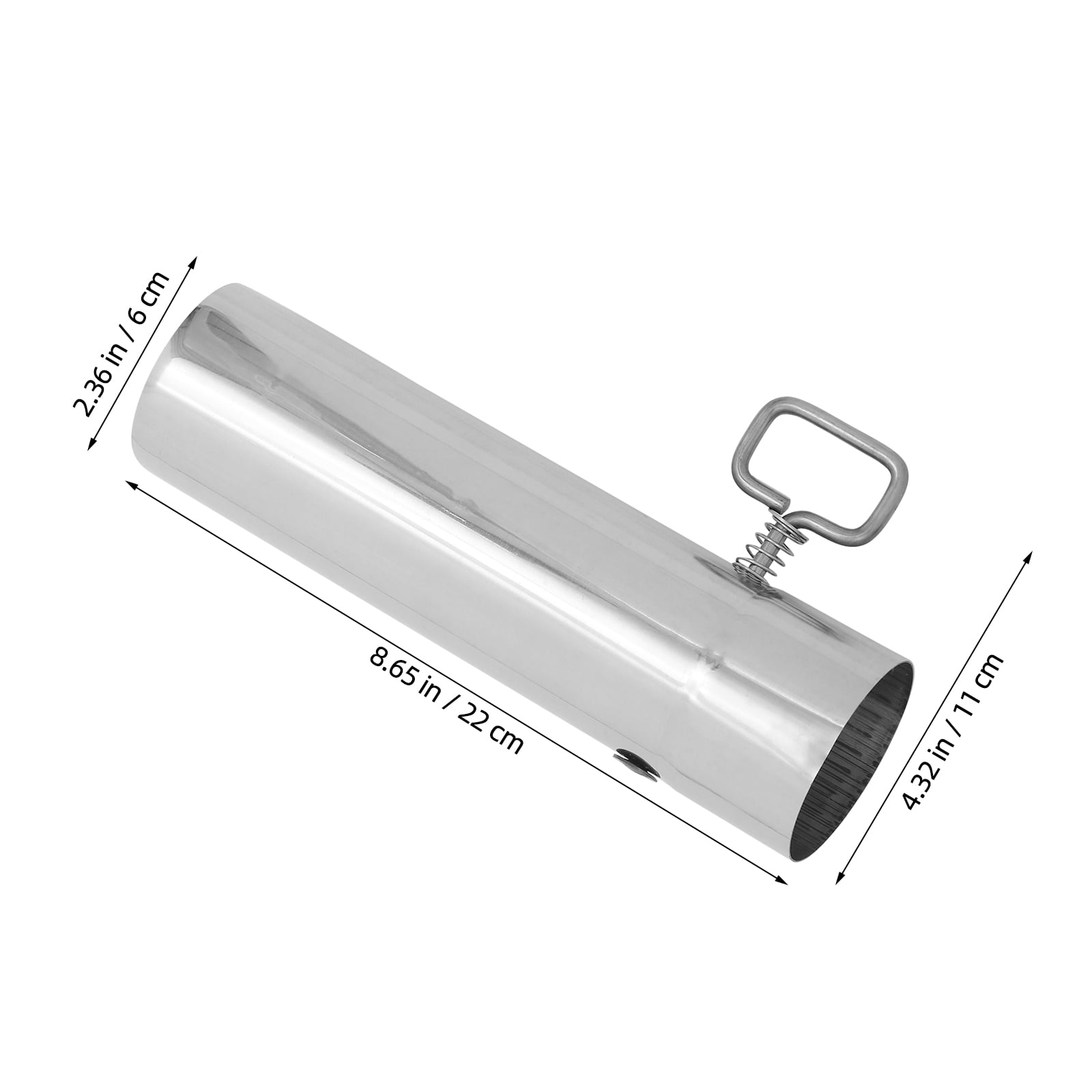 2.3" Stainless Steel Stove Pipe For Hot Tent & Camping Stoves – 20-40cm Lengths For Smoke Venting