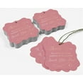 thumbnail image 5 of Inkdotpot Pack Of 50 Thank You For Celebrating The Mother To Be Baby Shower Paper Tags DIY Craft Bracket Shape Real Rose Gold Foil Hang Tags, 5 of 7
