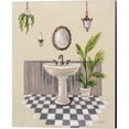 thumbnail image 2 of Great Art Now Gray Cottage Bathroom by Silvia Vassileva 2 Piece Canvas Art Set Each 12"W x 15"H, 2 of 3