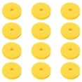 thumbnail image 1 of COMPUKAS 12Pcs Felt Drum Accessories Yellow for Professional Musicians Stability Enhancement and Protection, 1 of 7