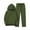 01 Army Green, variant on Fewfanhot 2 Piece Lounge Set Women Tracksuit 2 Piece Hooded Athletic Sweatsuits Casual Running Jogging Sport Suit Sets