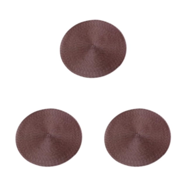 Tapetes antideslizantes Billuyoard Ligeros Fáciles de cuidar Manteles individuales redondos inodoros Café simple moderno