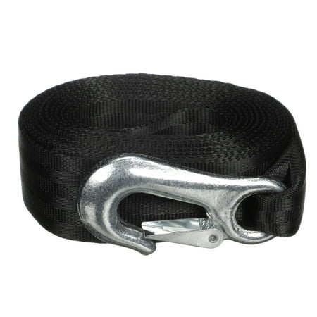 UPC: 0022697111470 | Attwood 11147-7 Trailer Winch Strap Sewn-Loop End 20 Feet Long Rated for Winches Up to 2 000 Pounds Forged Steel Snap Hook