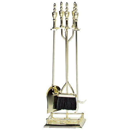 Uniflame Chalice Brass Fireplace Tool Set Walmart Com