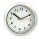 thumbnail image 5 of Reloj de pared redondo de 6 pulgadas, resistente al agua, moderno, simple, creativo, decorativo, silencioso, no Blanco plateado, 5 of 9
