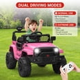 thumbnail image 4 of CazToi Camión Infantil 12V 4x4 Control Remoto Bluetooth Luces LED Ruedas EVA, 4 of 8