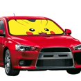 thumbnail image 2 of Windshield Sun Shade Foldable Car Front Window Sunshade For Car Suv Trucks Vans - Best Heat Shield Blocker Visor Cover Blocks Uv Rays And Keeps Your Vehicle Cool-Medium, 2 of 5