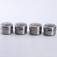 thumbnail image 7 of ACDANC Stainless Steel Magnetic Spice Pot Jar Dustproof Visible Seasoning Box Can, 7 of 7