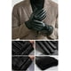 thumbnail image 4 of Guantes de invierno para hombre de piel sintética, cálidos, de lana, resistentes al viento y al frío, antideslizantes, pantalla táctil, conducción al aire libre, camping (negro) JM, 4 of 5