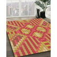 thumbnail image 3 of Ahgly Company Machine Washable Indoor Square Transitional Yellow Area Rugs, 7' Square, 3 of 7