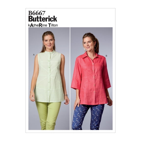 Butterick Sewing Pattern 6667 Shirts