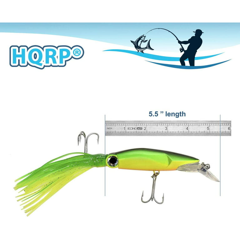 HQRP Fishing Lures Freshwater Lakes River Saltwater Sea Ocean Fish Baits  Tackle for Bass Bluegill Bream