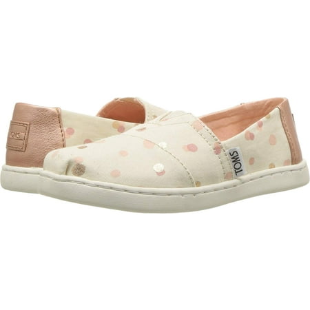 

Toms Classic Little Kid Pale Blush Party Dots Flat NW/OB