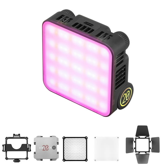 Zhiyun FIVERAY M20C 20W RGB Pocket LED Light Combo
