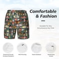 thumbnail image 5 of Lsque Mens Swim Trunks Alcohol Bottles Pattern - Bathing Suit Compression Liner - Beach Swim Shorts Swimwear - (S-3XL) - Stretch Quick Dry -Small, 5 of 9