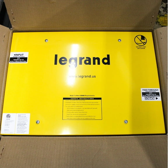 Legrand Wiremold NEMA 3R 125/250V 500W 50A Distribution Box XDE50A