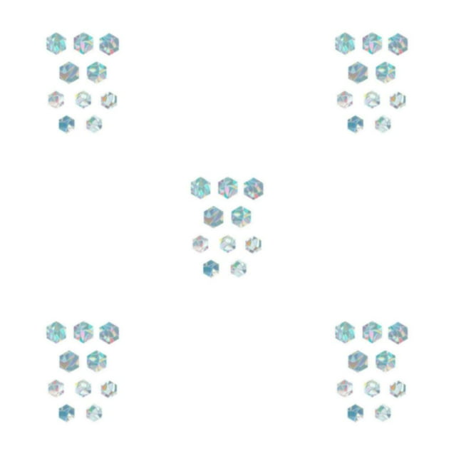 Guardoinrt Brighten Up Space Captivating 3D Lighting Wall Sticker Electrostatic Stickers 12 5Set