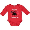 thumbnail image 3 of Inktastic Valentine's Day Mimi's Lovebug Boys or Girls Long Sleeve Baby Bodysuit, 3 of 5