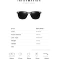 thumbnail image 3 of Men's Outdoor Polarized Sunglasses Driving Outdoor Vacation Sunshade (Color : D, Size : Medium), 3 of 4