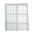 thumbnail image 2 of Dianli Gifts Fine Woven White Rod Pocket Sheer Curtain Panel, Lightweight Gauze Drapery, Easy Install for Home Windows, 51"x18" or 29"x24" Weekly Price Drops & Special Offers, 2 of 8