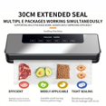 thumbnail image 2 of SDOTXA Scelleuse Alimentaire Machine de Scellage sous Vide 80KPA Économiseur Alimentaire Mode Humide & Sec Protection contre la Surchauffe NTC, 2 of 7