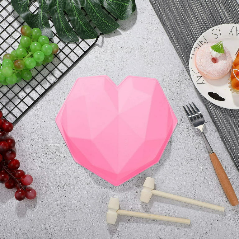 Chocolate Mold Baking Chocolate Mousse Dessert Baking Pan Heart Shaped Silicone  Molds Home Baking Mold Modelling Decor 