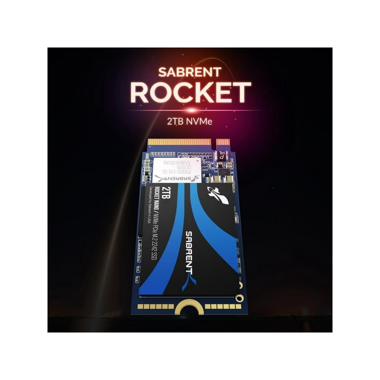 内蔵型SSD SABRENT SSD 2TB M.2 NVMe PCle M.2 2242 Rocket NVMe 2242 SSD - Sabrent
