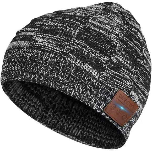 Bluetooth Toque Beanie Music Winter Hats for Men Women with MIC Up to 15 Hours Play Time Perfect for Outdoor Snowboarding Running Walking Cycling Fitness