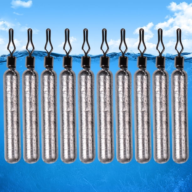 10 Uds. De cebos de Pesca de carpa, plomada de rotación de 360 grados, Pesca de peso (14g)